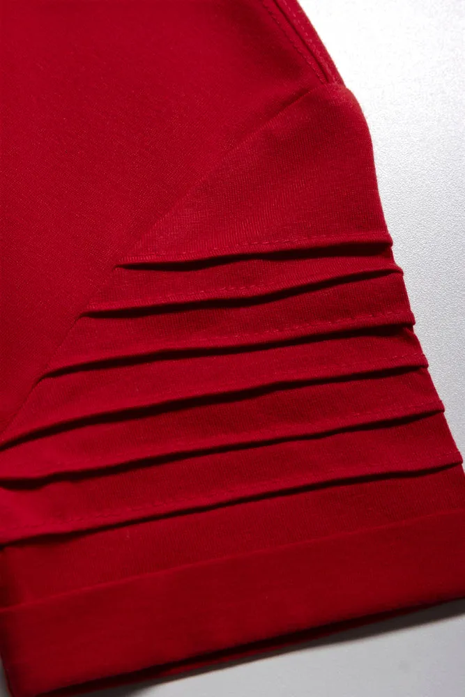 Bmx Side Tuxedo Short Sleeve T-Shirt Red