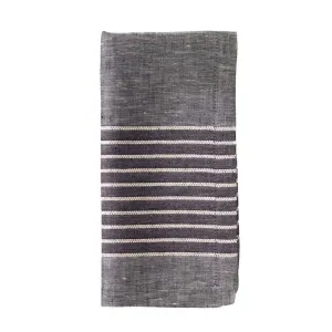 Bodrum Tuxedo Charcoal Napkin