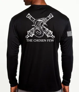 Chosen Long Sleeve Performance PT Shirt. This shirt IS approved for PT.