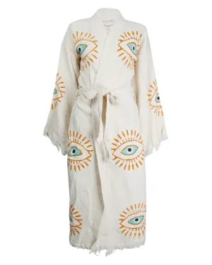 Guardian Evil Eye Beach Towel