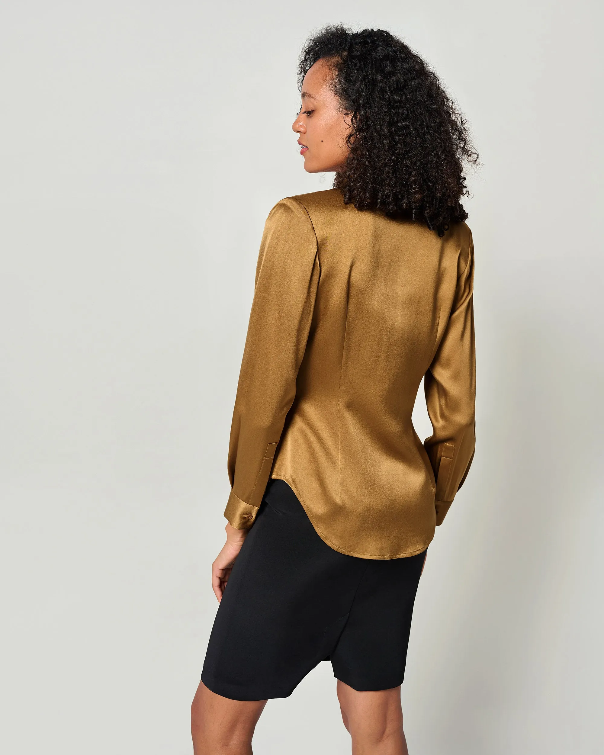 LILYSILK X MIM Silk Blazer Blouse