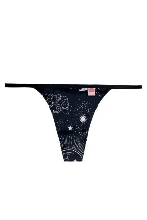 Lolita Black space thongs