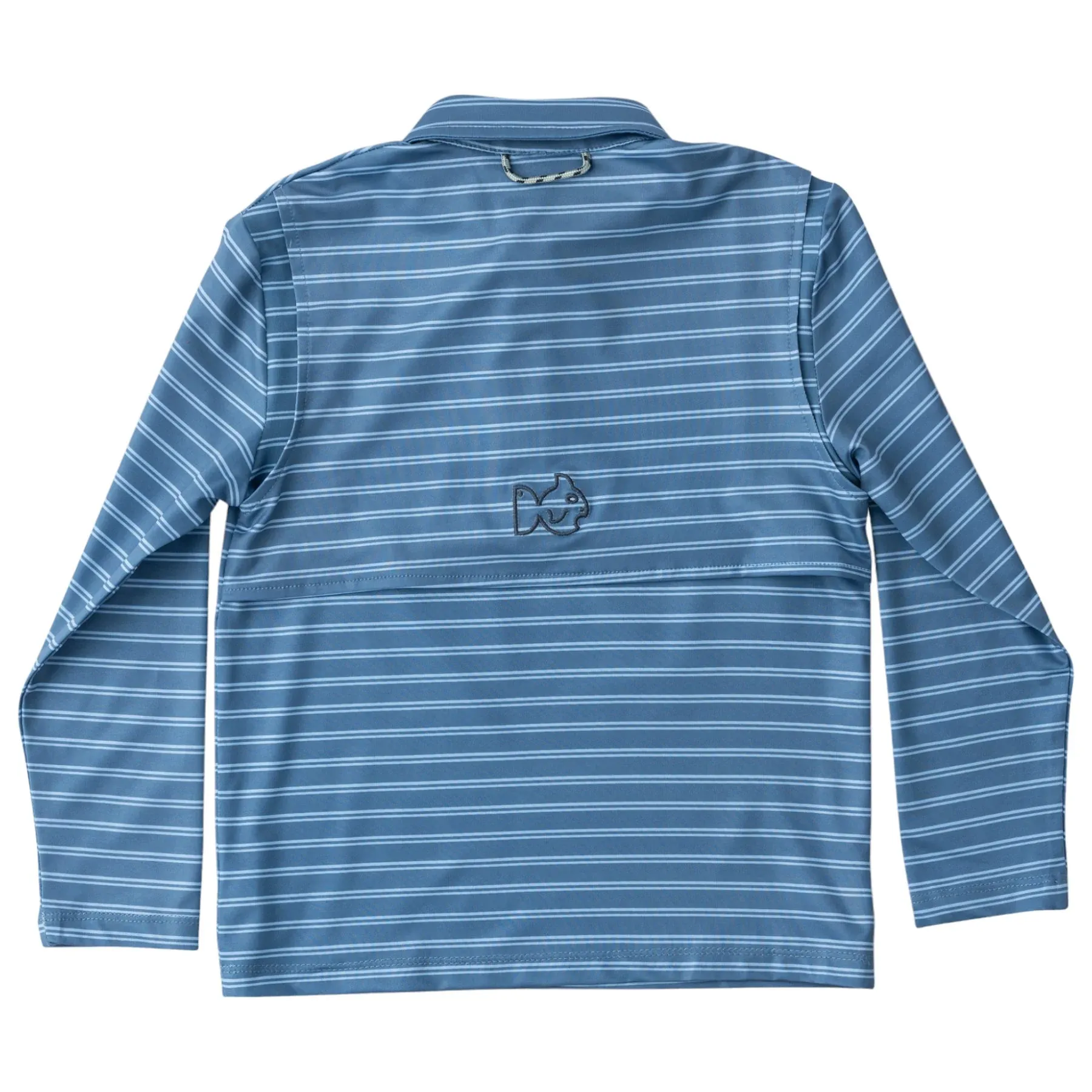 Long Sleeve Pro Performance Polo - Bluefin