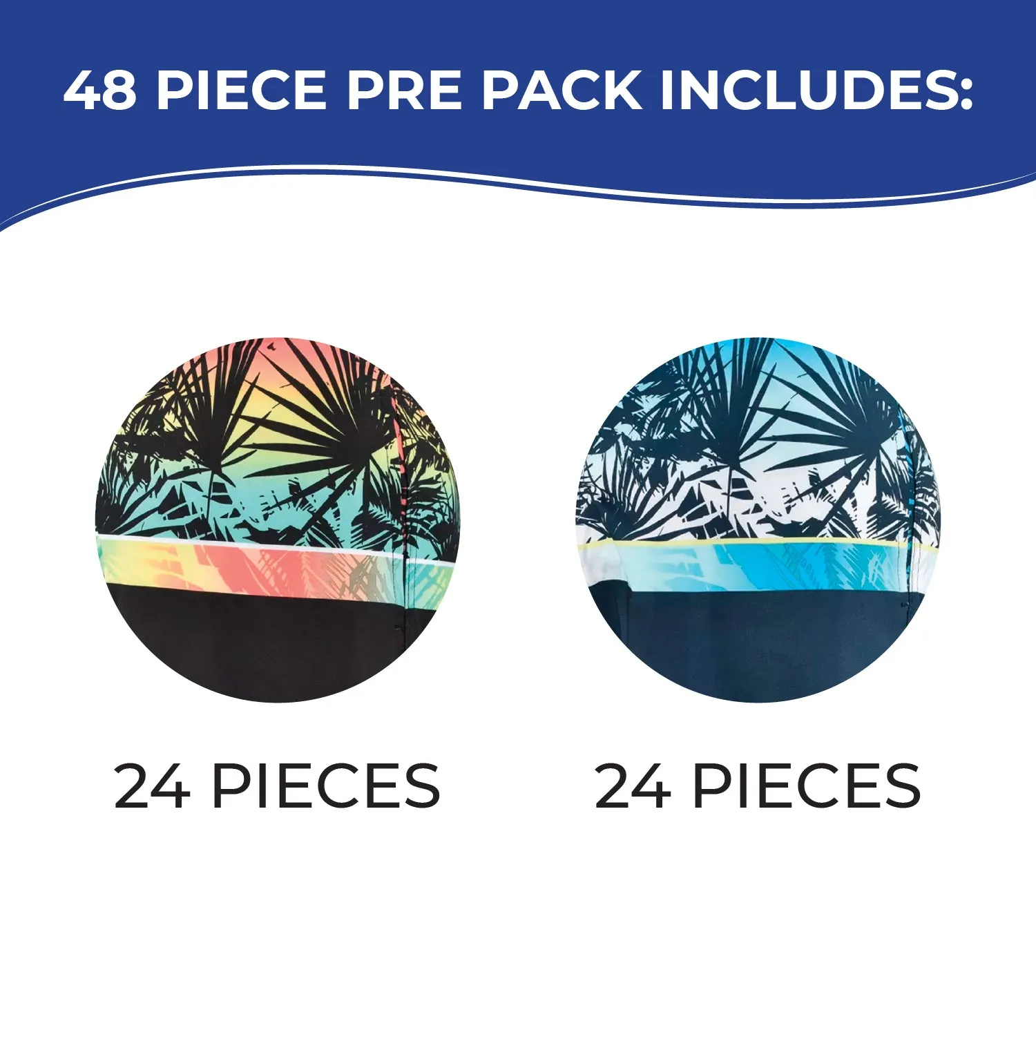 M-BS21 - Wholesale Men's Palm Leaf Print Board Shorts