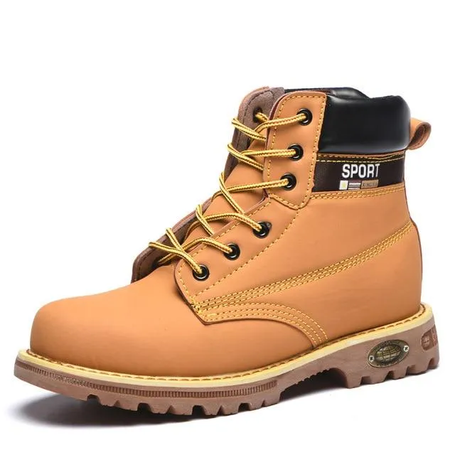 Mens Composite Steel Toe Work Boots Comfortable