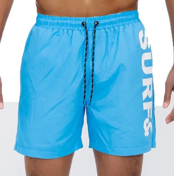 Men's Orange Surf & Beach Swim Trunks Board Shorts