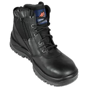 MONGREL 261020 ZIPSIDER SAFETY BOOT BLACK