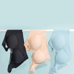 Seamless Lace Support Bra for Women – Perfect Fit, Large Sizes, Wire-Free Comfort | Ideal for Yoga, Fitness, and Sleep
