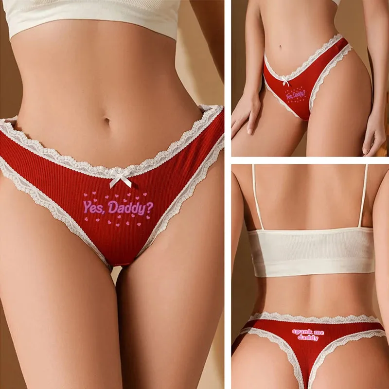 Yes Daddy Sweetheart Panties