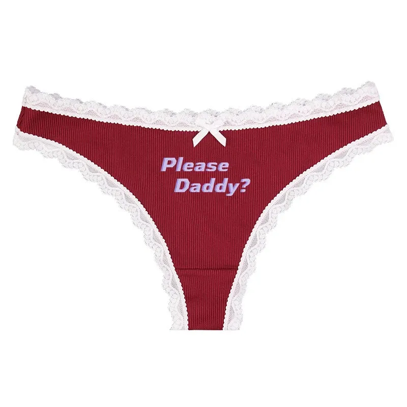 Yes Daddy Sweetheart Panties