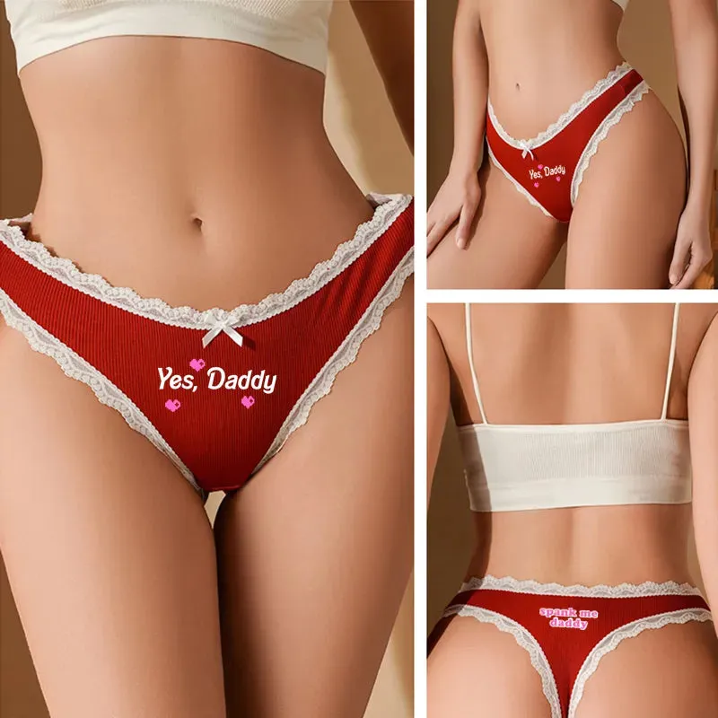 Yes Daddy Sweetheart Panties